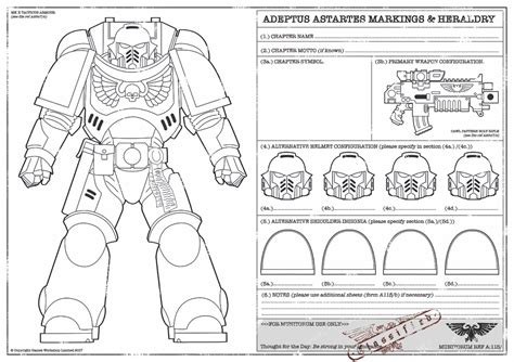 Primaris Space Marine Paint Planner