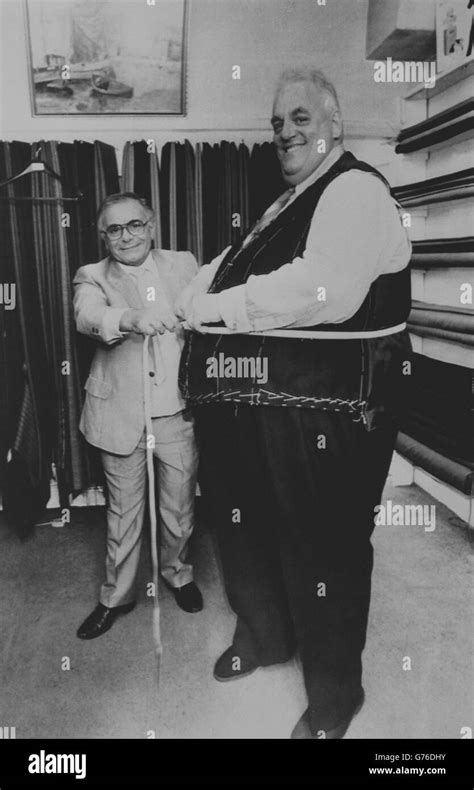 Investiture - Suit Fitting - Cyril Smith - Rochdale Stock Photo - Alamy