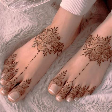 Simple Henna Designs For Beginners On Feet