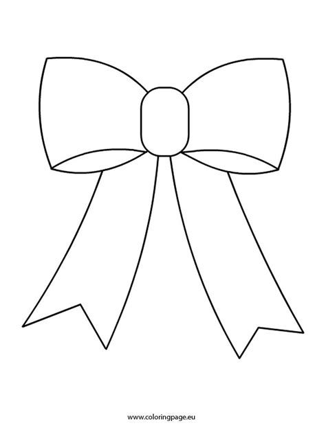 Cute Bow coloring page | Christmas bows, Bow template, Coloring pages