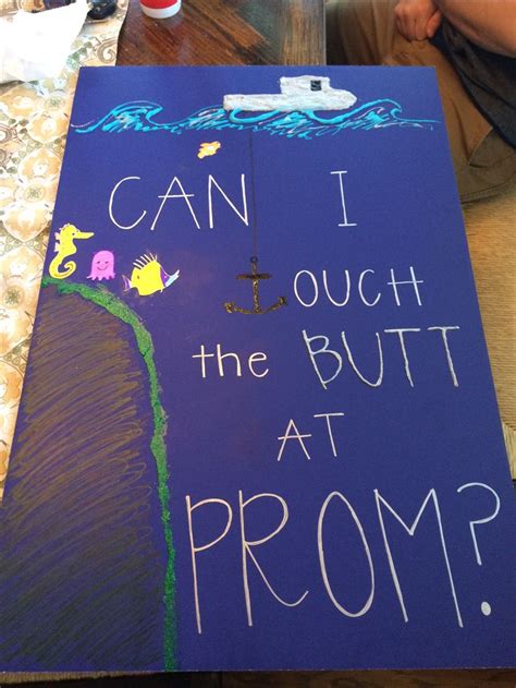 I made this !!!!!! Finding Nemo Promposal!!!! | Funny prom, Prom ...