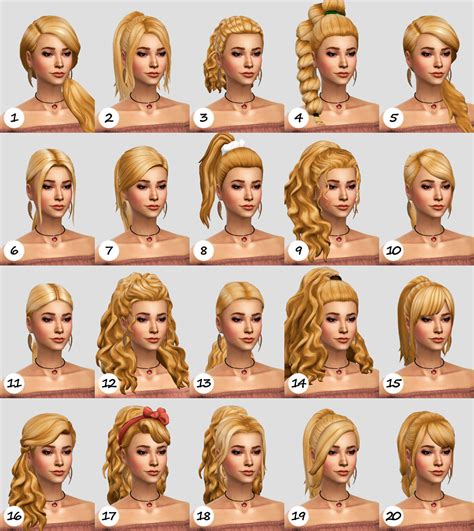 Sims 4 maxis match long hair cc - printklo