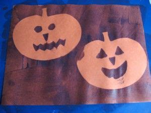 Pumpkin Craft | Pumpkin crafts, Halloween stencils, Crafts