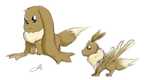 Flying Eevee evolution? Borrowed an idea from Digimon. : pokemon