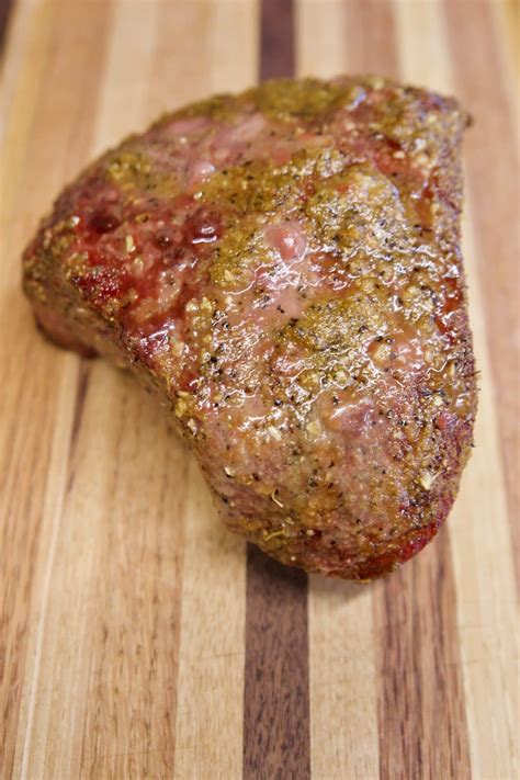 Roast Beef with Mustard Marinade - Out Grilling