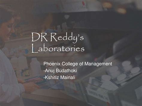 Dr reddy’s laboratories