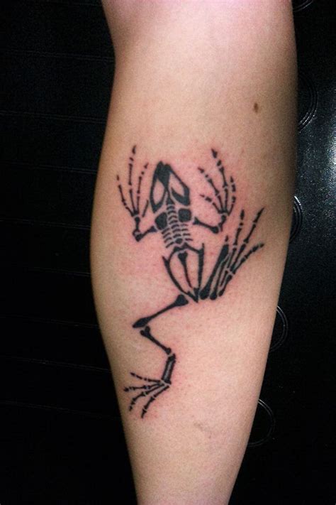 Bone Frog Tattoo