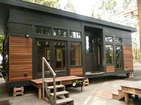 Modern 450 Sq. Ft. Prefab Tiny Home by GreenPod Development in Washington - Tiny Houses