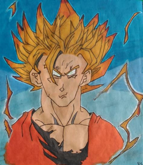 Dragon Ball Z Goku Painting Limited time cheap sale