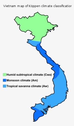 Vietnam Map Of Köppen Climate Classification - Koppen Climate Classification Vietnam - Free ...