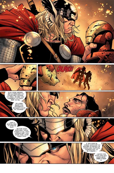 Thor VS Iron Man (Post-Civil War) – Comicnewbies