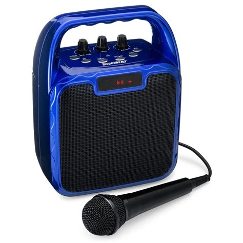 SoundBeast Pegasus Blue Karaoke Machine & Portable PA Speaker System ...