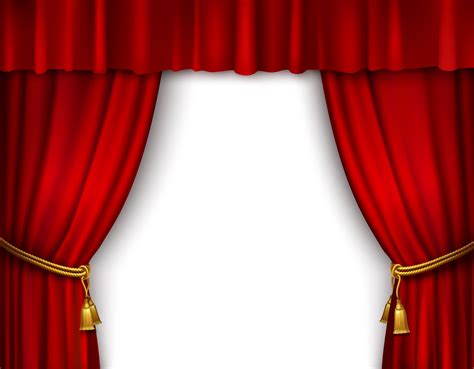Cartoon Theatre Curtains - Theatre Clipart Red Stage Curtain, Theatre Red Stage Curtain ...