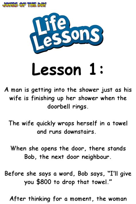 Funny Life Jokes - 6 Hilarious Life Lessons