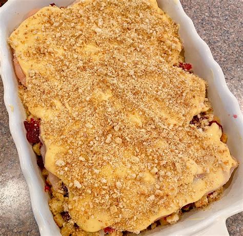 Turkey Cutlet Stuffing & Cranberry Casserole | Norine's Nest