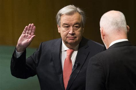 Antonio Guterres sworn in as United Nations secretary-general - CBS News