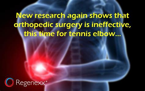 real surgery no better fake surgery tennis elbow