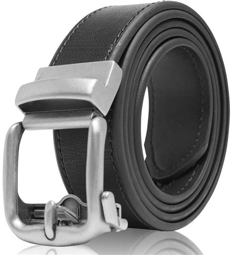 Bonded Leather Belts For Men - Ratchet Belts Casual & Dress Belt With ...