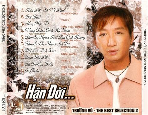 Chia sẻ âm nhạc: Nhạc Việt Collection CD - Trường Vũ The Best Selection 2 - Hận Đời (NRG)