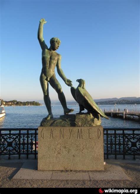 Statue Zeus and Ganymede - Zürich