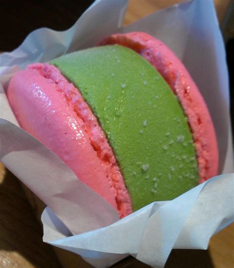 Matcha Ice Cream Macaron by Brick's Macaron Ice Cream for The Boiling Point https://www.facebook ...