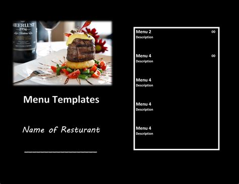 30 Restaurant Menu Templates & Designs - Template Lab