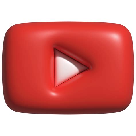 Youtube 3D social networks logo icon 11794275 PNG