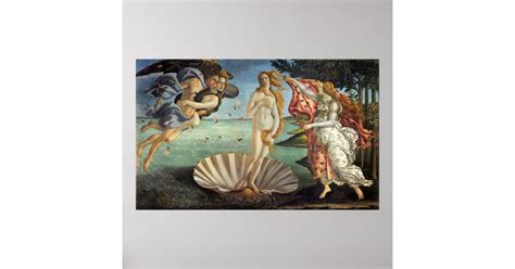 The Birth of Venus by Sandro Botticelli Poster | Zazzle.com