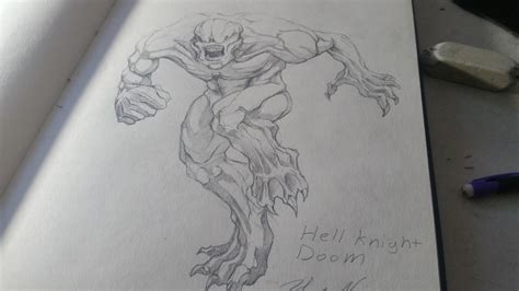 Hell Knight DOOM by alphalifeform on DeviantArt