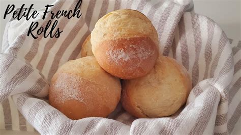 Petite French Rolls | Soft and Easy French Bread Rolls Recipe - YouTube