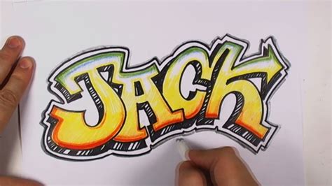 How to Draw Graffiti Letters - Jack in Graffiti Lettering | Graffiti ...