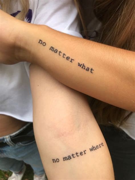 forever & always | morganlalich | Matching tattoos, Tattoos, Friend tattoos