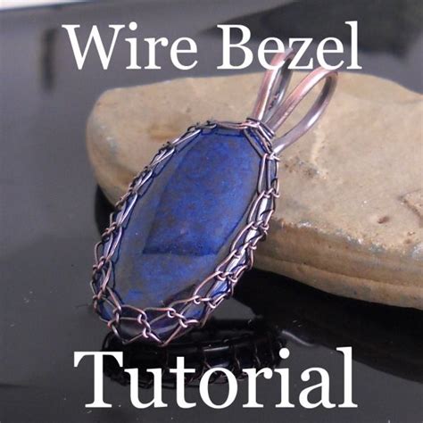 Wire Wrapped Bezel for Cabochons | Wire work jewelry, Wire jewelry tutorial, Wire wrapped jewelry
