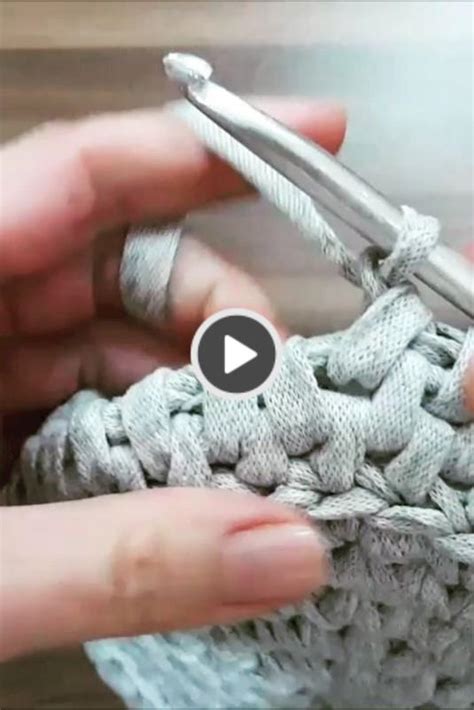 Crochet basket tutorial video