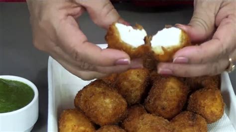 Crunchy Paneer Nuggets Recipe - Crispy Paneer bites - Quick Paneer snacks - Nisha Madhulika ...