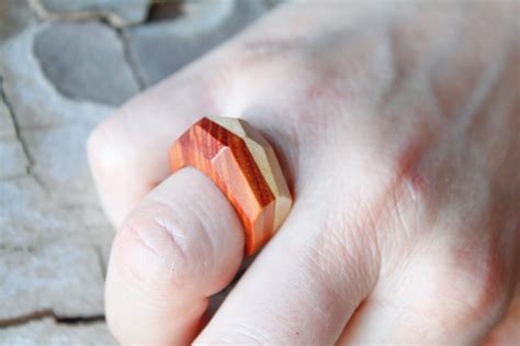 Wood ring for men and woman, wooden wedding handmade ring, wooden jewelry, engagement ring band ...