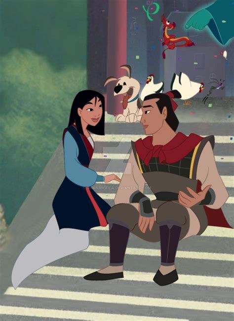 Ending scene | Mulan disney, Walt disney princesses, Disney art