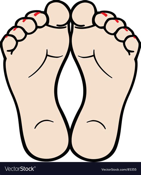 Feet Royalty Free Vector Image - VectorStock