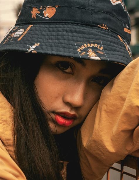 Woman Wearing Bucket Hat Portrait Photo · Free Stock Photo