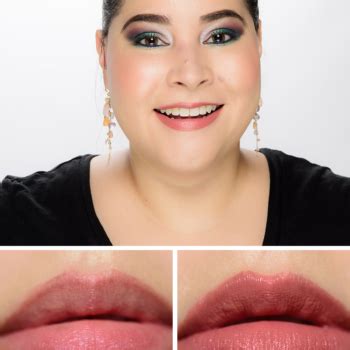 MAC Hug Me Lustreglass Sheer-Shine Lipstick Review & Swatches