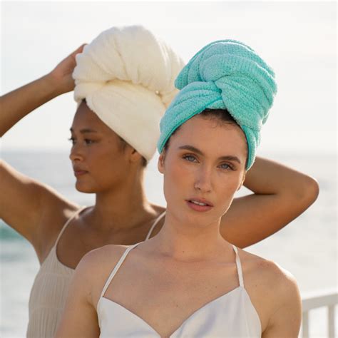 VOLO Beauty Hero Hair Towel in Salt White - Organic Bunny