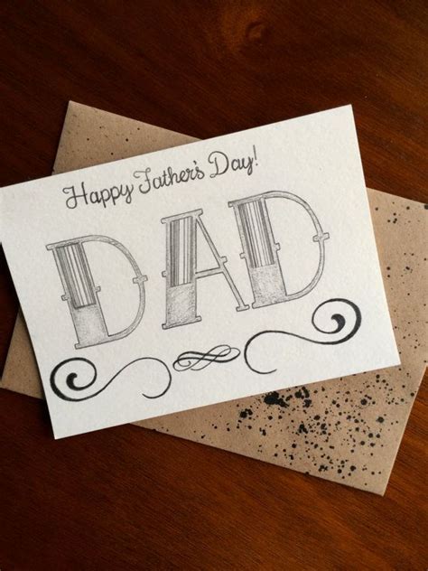 Hand-drawn Father's Day Cards: Customize The Message And, 60% OFF