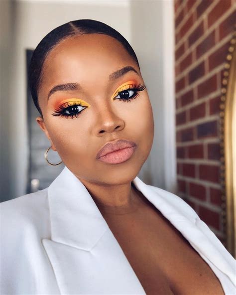 Lungile Thabethe on Instagram: “Missing Summer sunsets🌅” Makeup Inspo ...