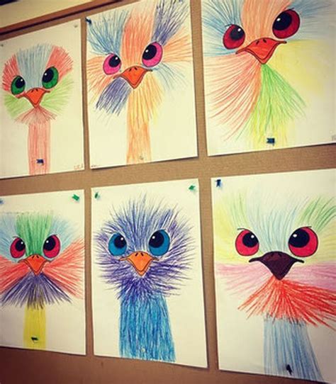 45 Terrific First Grade Art Projects Kids Will Absolutely Love | Elementary school art ...