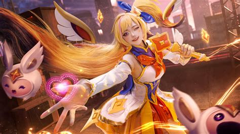 Star Guardian Seraphine cosplay or official splash art? | ONE Esports