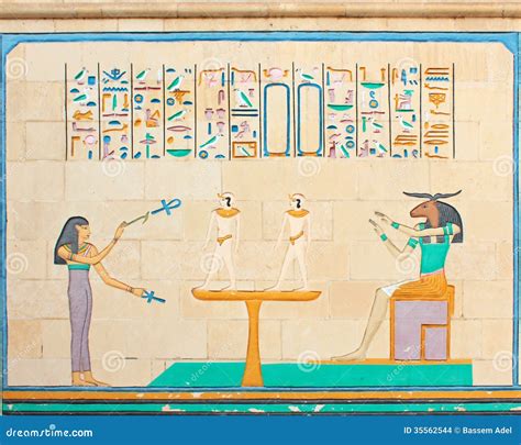 Ancient Egyptian Pharaonic Art Stock Photo - Image: 35562544