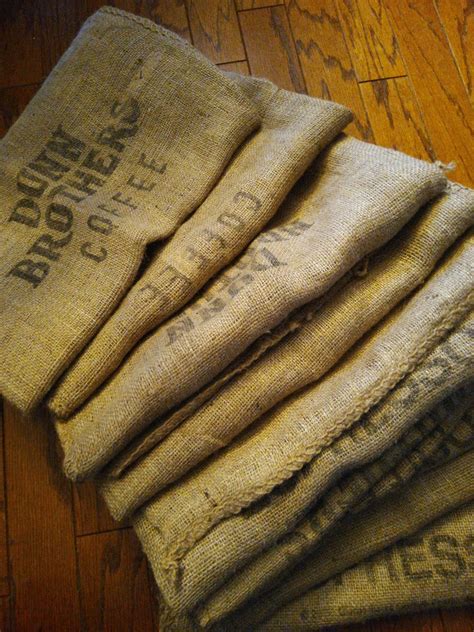 Burlap Bags Lot of 10 Wholesale Burlap Fabric Printed Gunny - Etsy