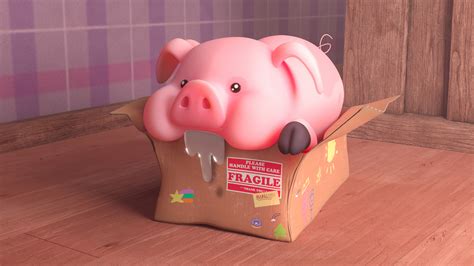 Gravity Falls - Waddles - Fan Art - ZBrushCentral