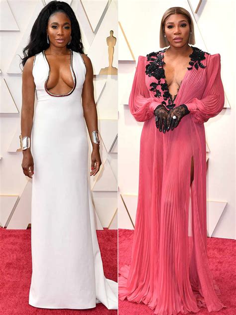 Venus and Serena Williams Dazzle on Oscars 2022 Red Carpet