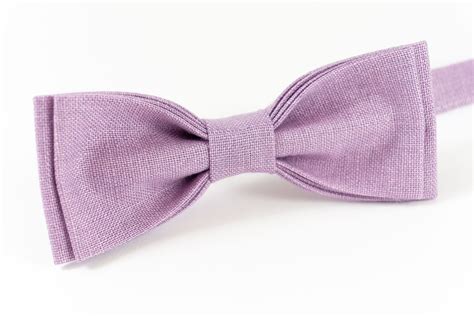 Light Purple bow tie and pocket square for wedding Eco | Etsy